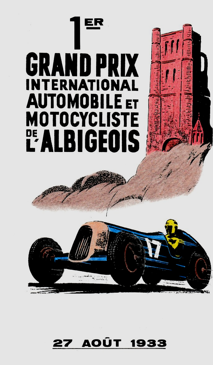 Affiche du Grand Prix d'Albi